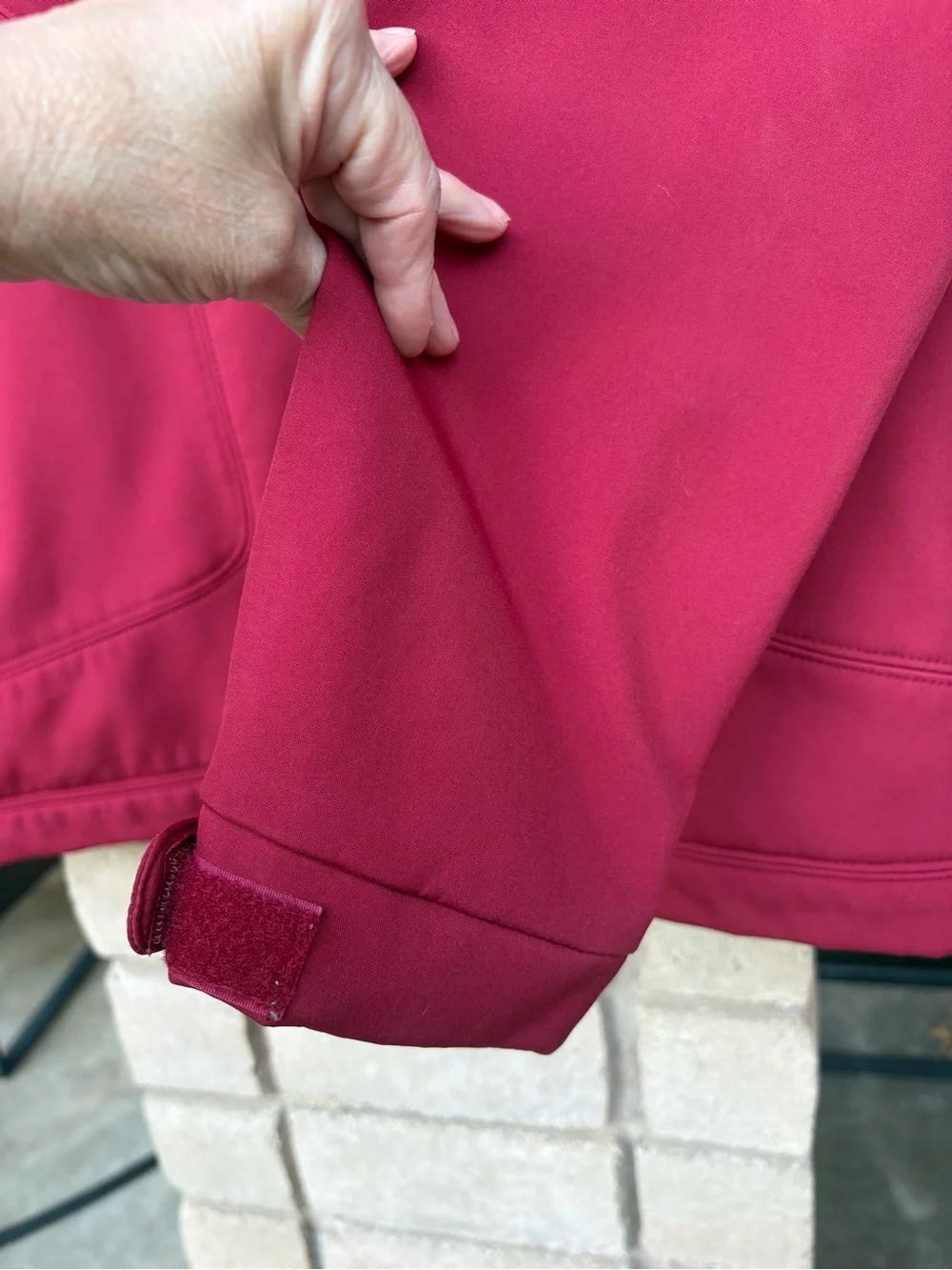 OU Crimson Full-Zip Jacket with White Trim 58 Sports Size L